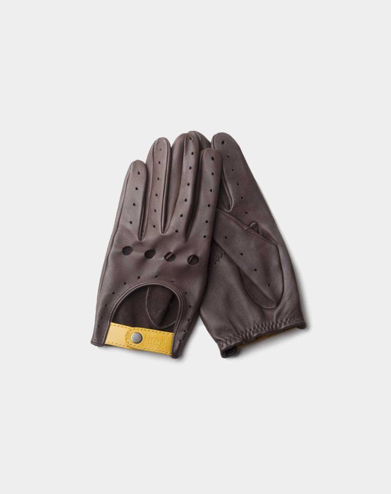 driving gloves black coffee