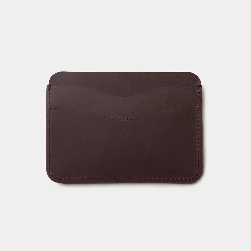 Leather Card Holder Panama+ – Black Coffee