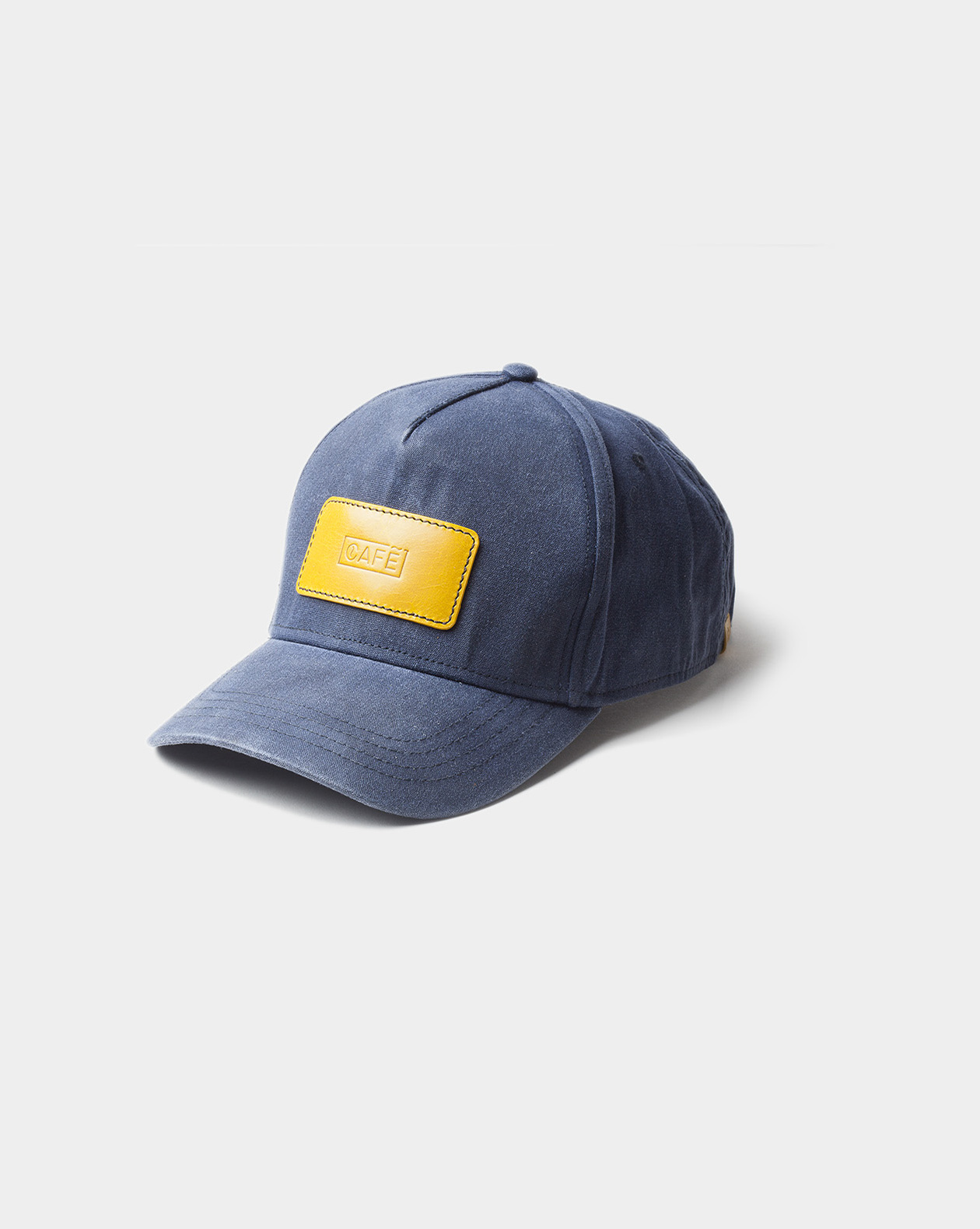 leather cap yellow side
