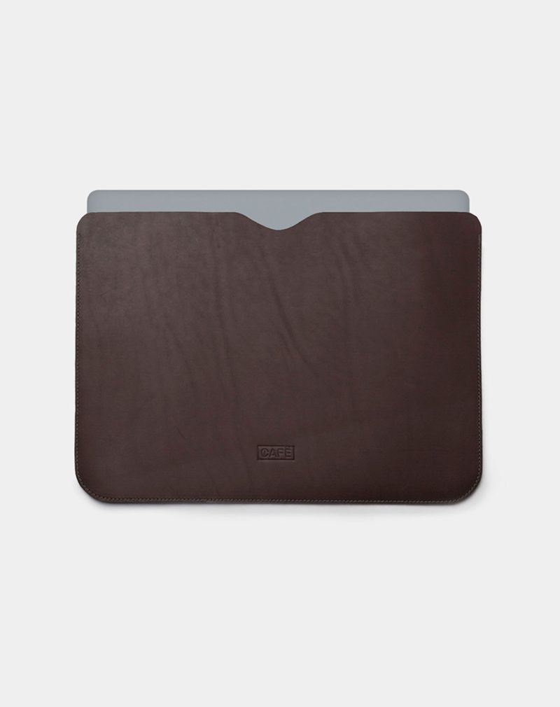 laptop case leather black use
