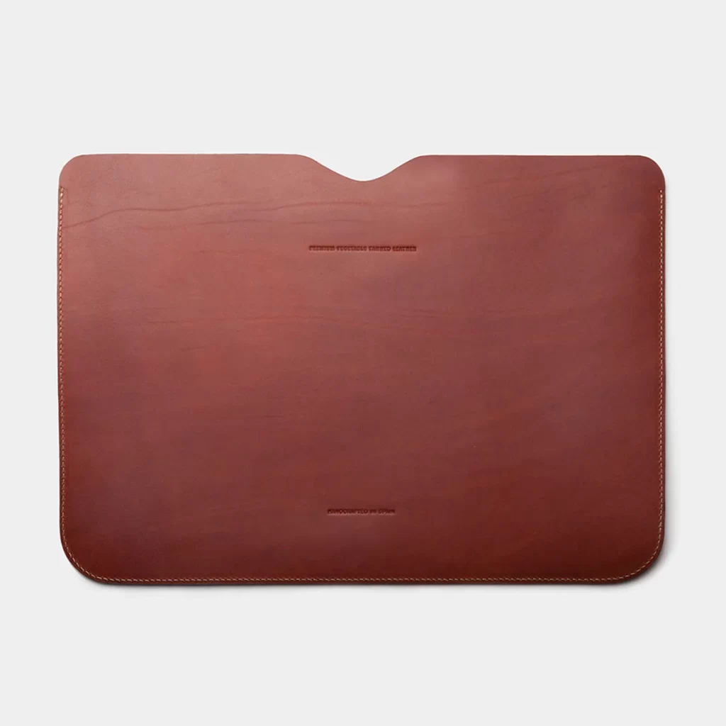 13-14 inch Leather Laptop Sleeve – Roasted