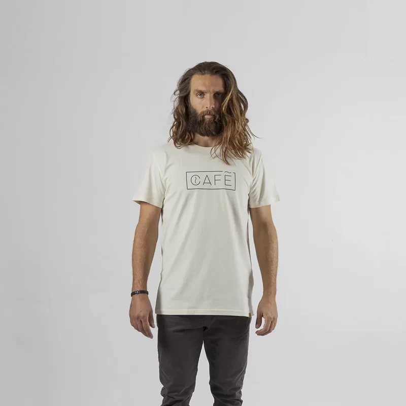 White t-shirt made in Portugal with 100% organic cotton
