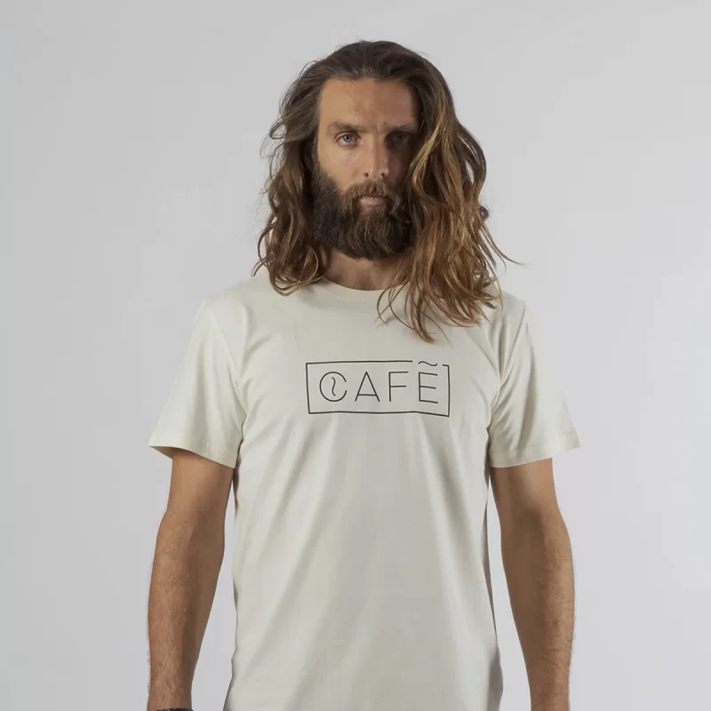 White t-shirt made in Portugal with 100% organic cotton