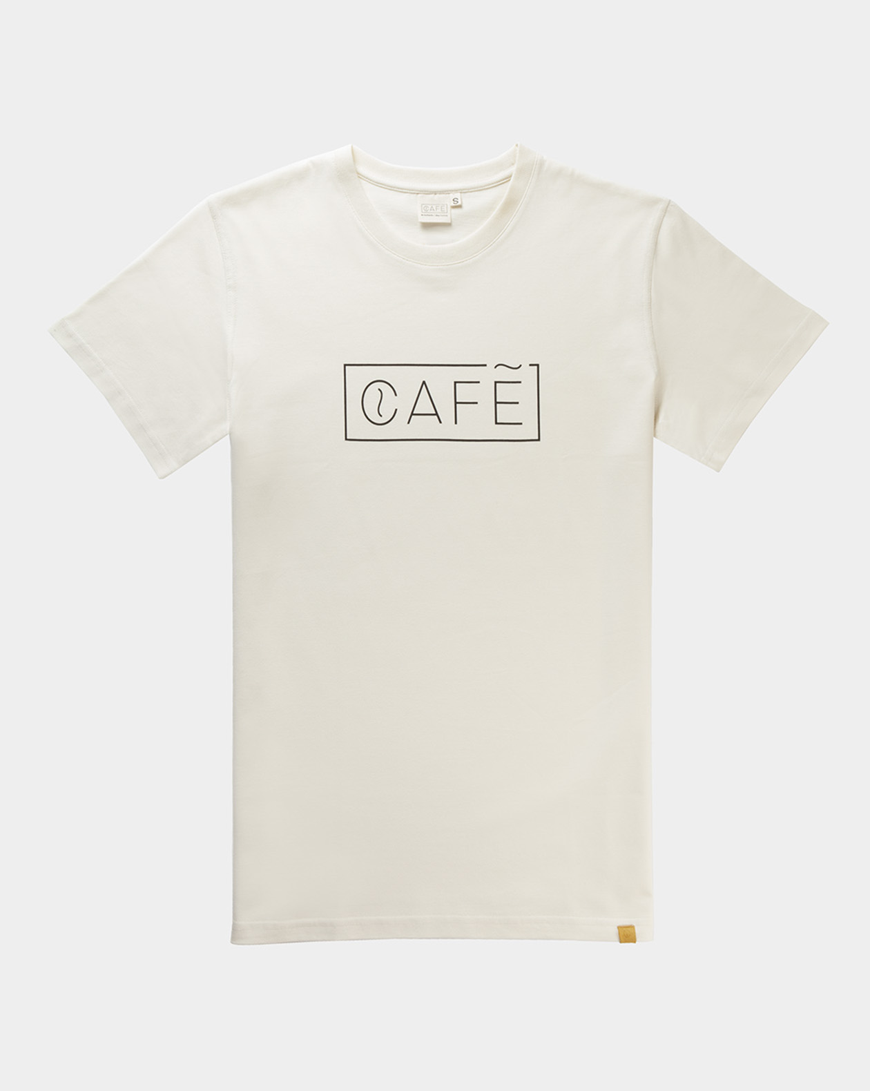 t shirt cafe white cotton