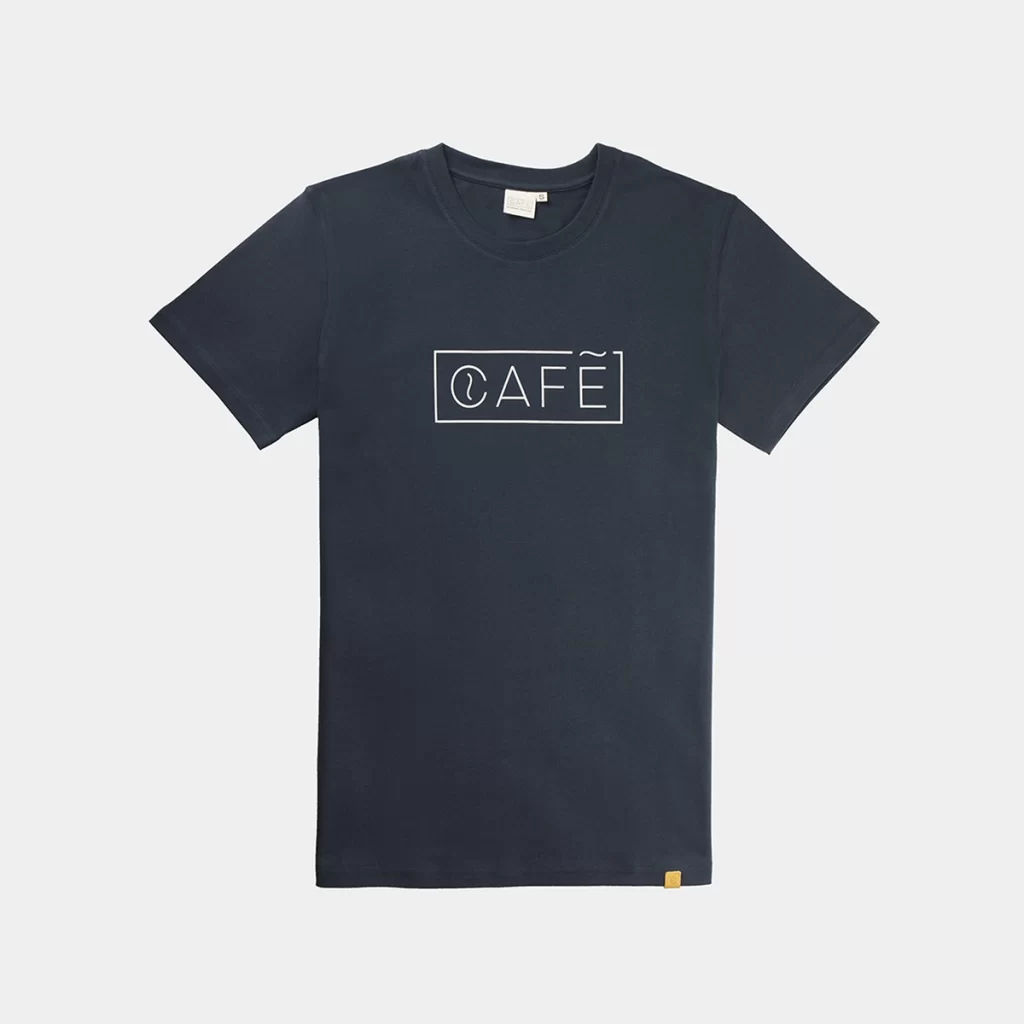 Organic cotton t-shirt CAFÉ logo