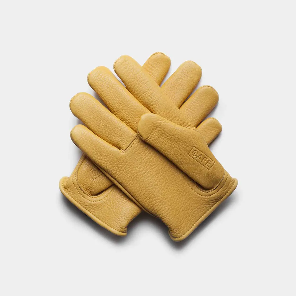 DEER SKIN LEATHER GLOVES BIKE WOMENS SECONDS NO2 GRADE LADIES YELLOW NATURAL 