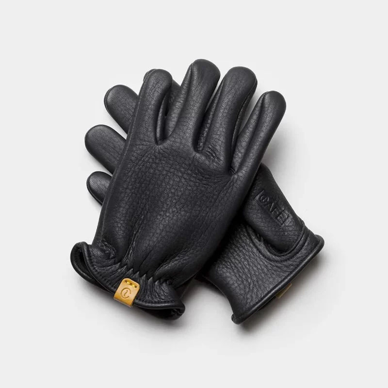 elkskin gloves black