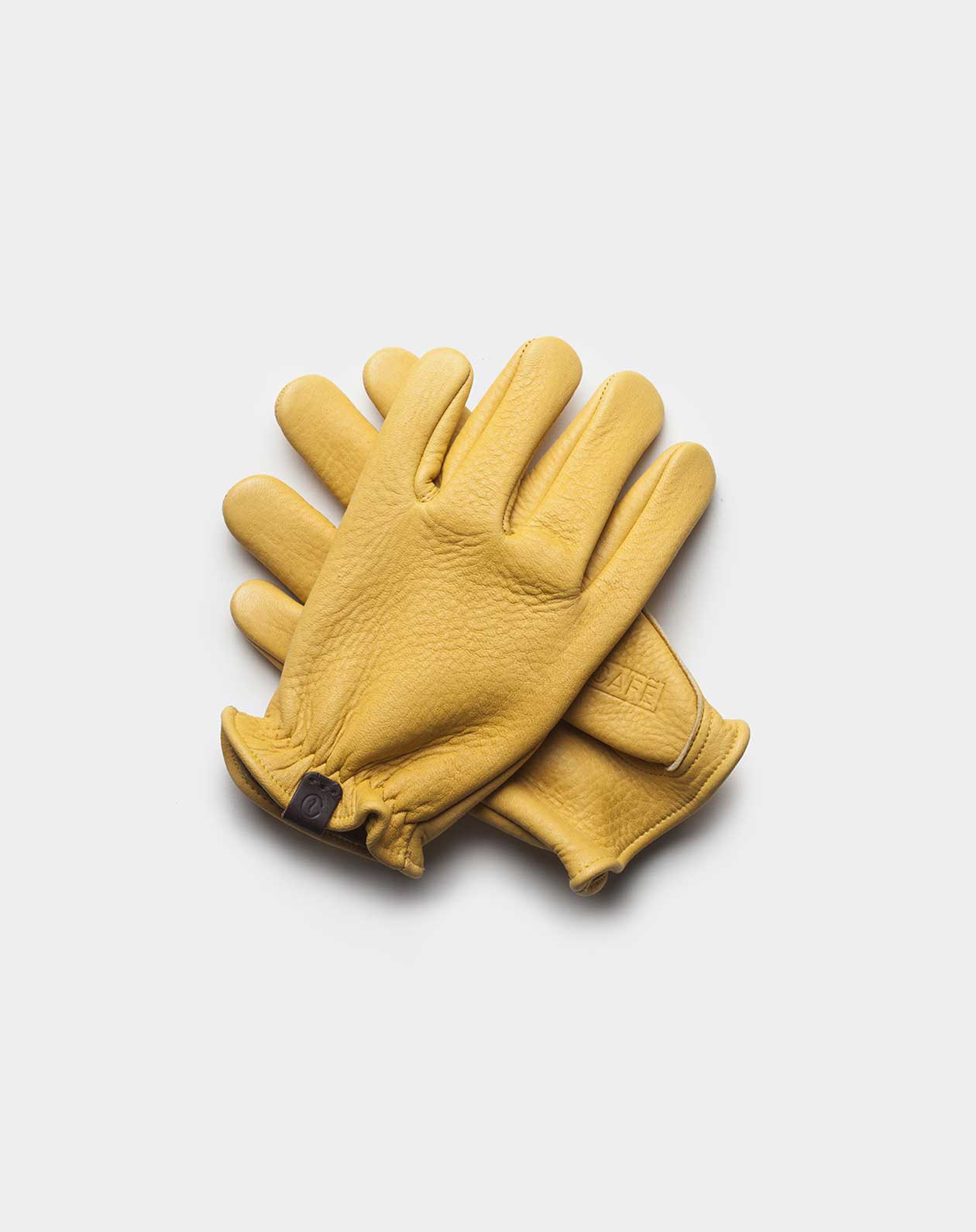 elkskin yellow gloves front