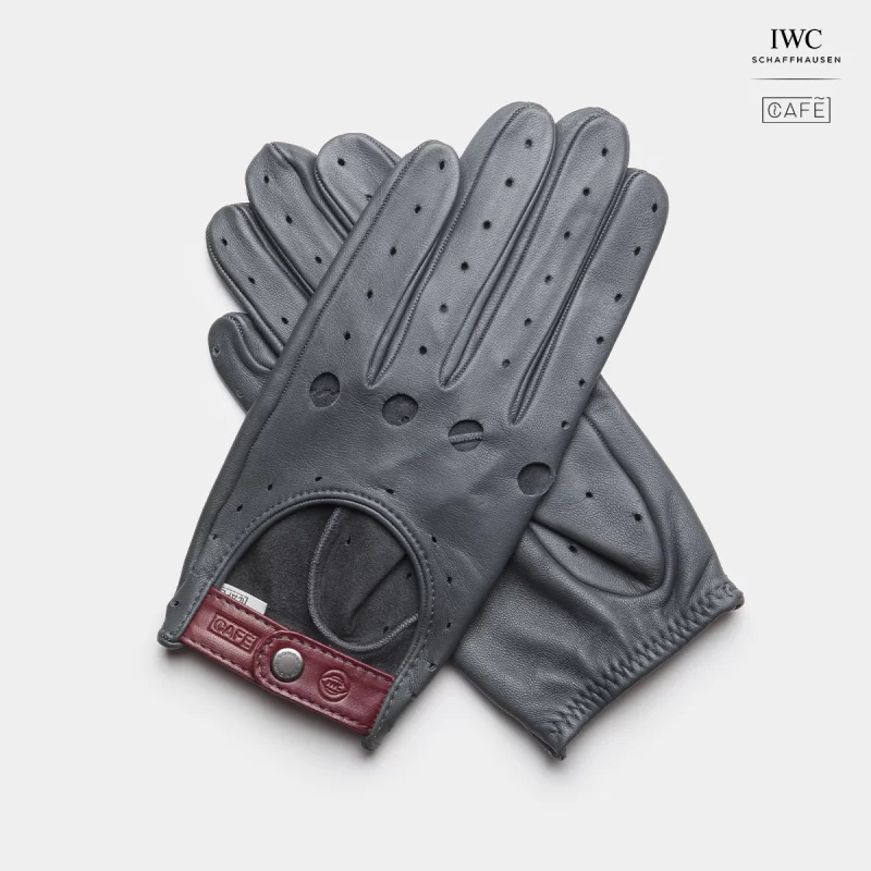 iwc driving gloves grey