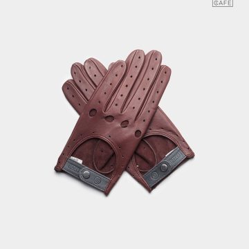 iwc driving gloves red front