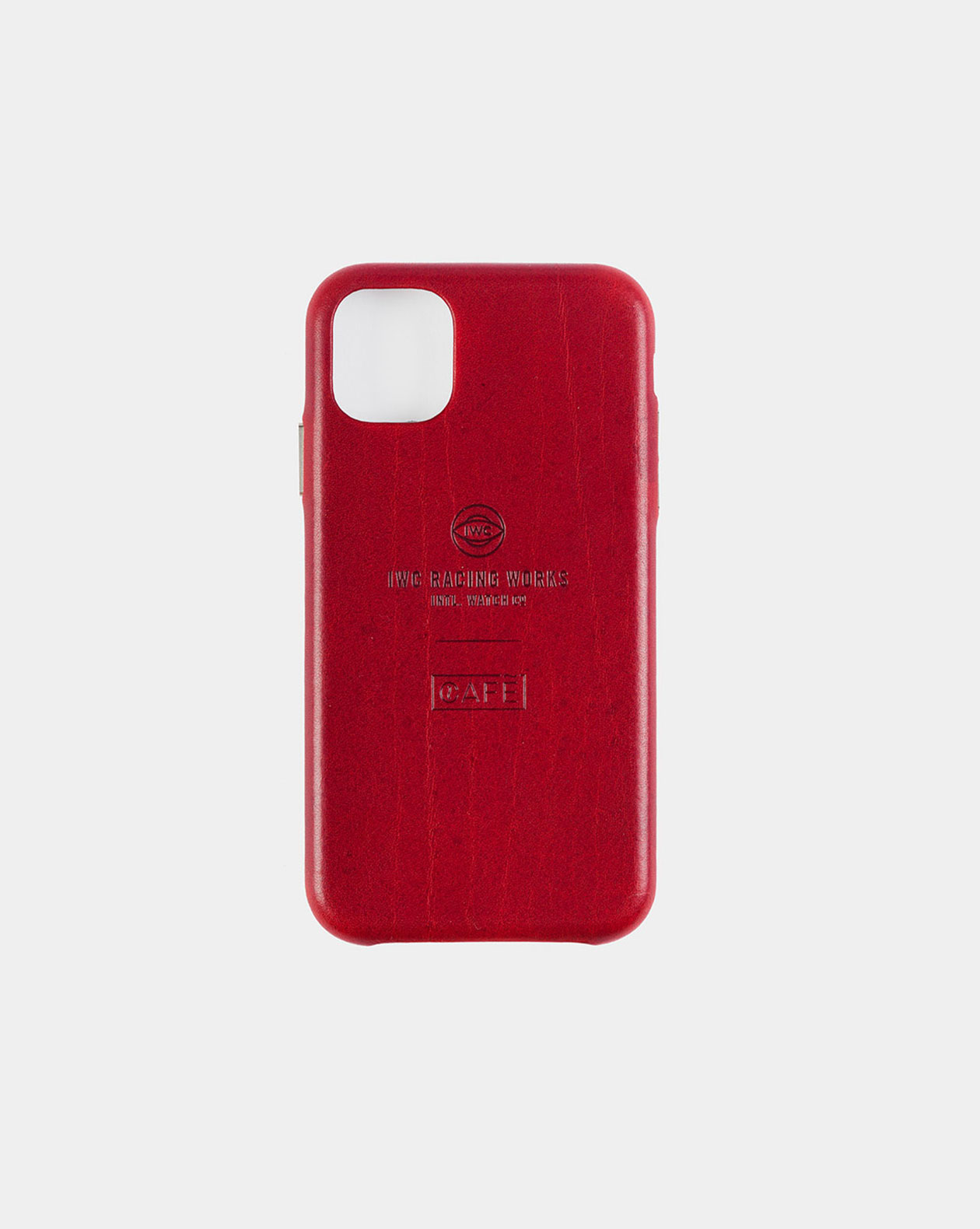 iwc iphone case red back