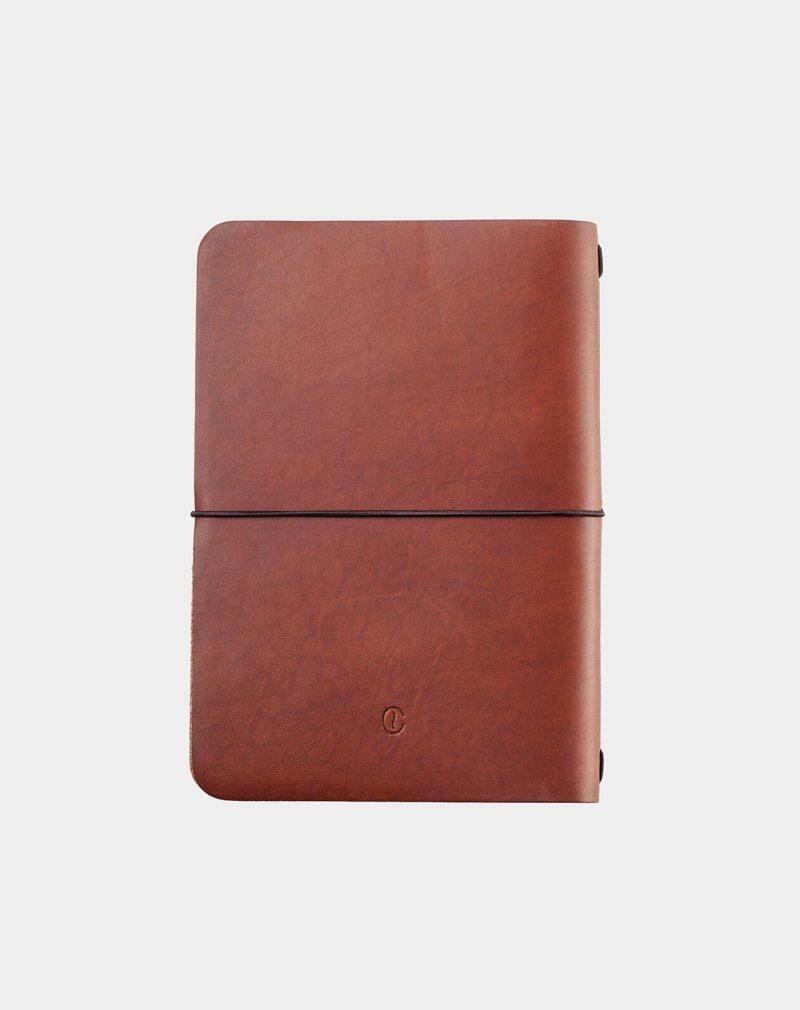 leather notebook brown