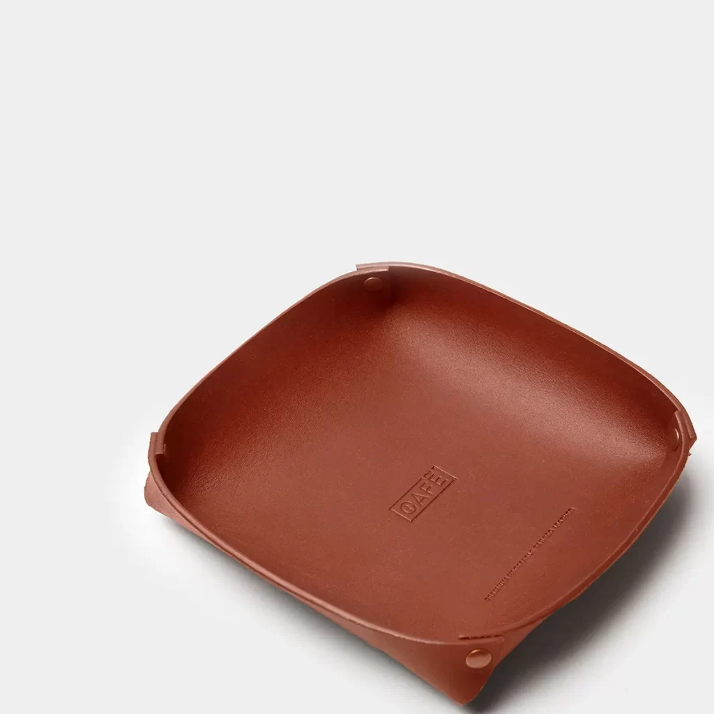 Leather Valet Tray – Roasted