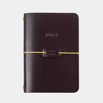 travel notebook a5 burgundy