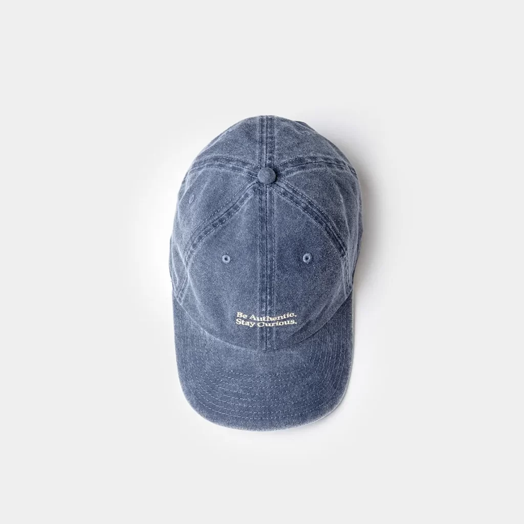 Washed Cotton Cap – Navy