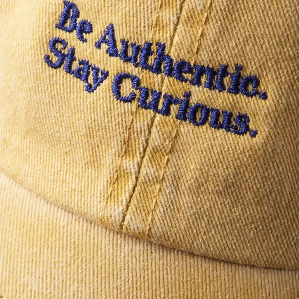 Washed Cotton Cap – Spicy Mustard