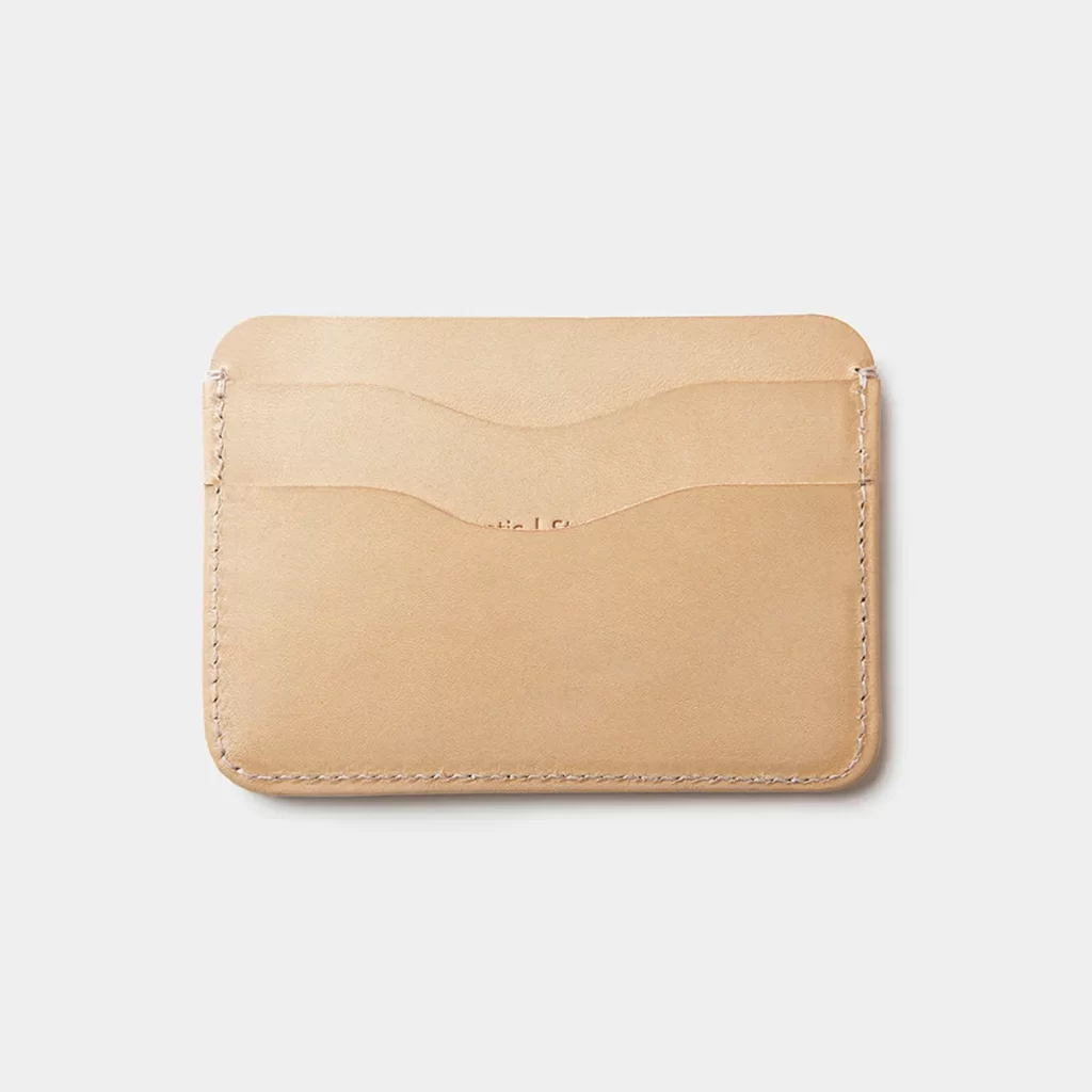 Leather Card Holder Panama+ – Natural