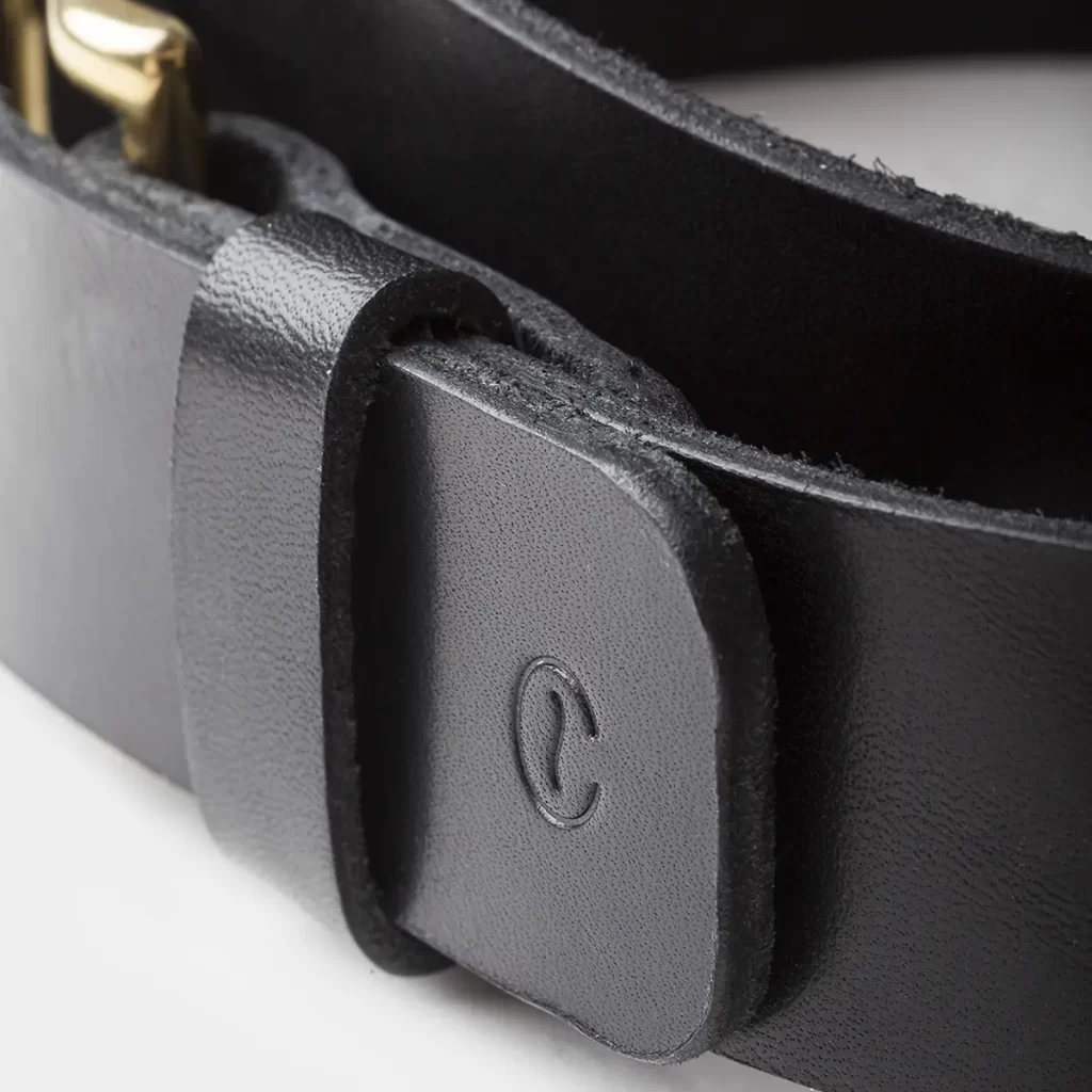 Leather Belt 35mm – Black