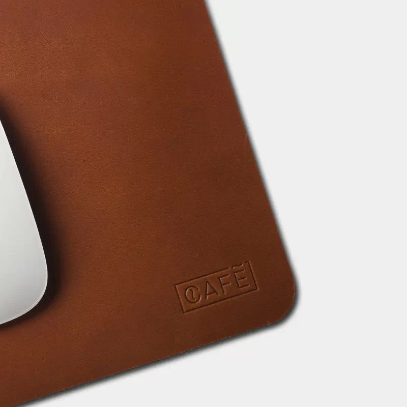 leather mouse pad brown