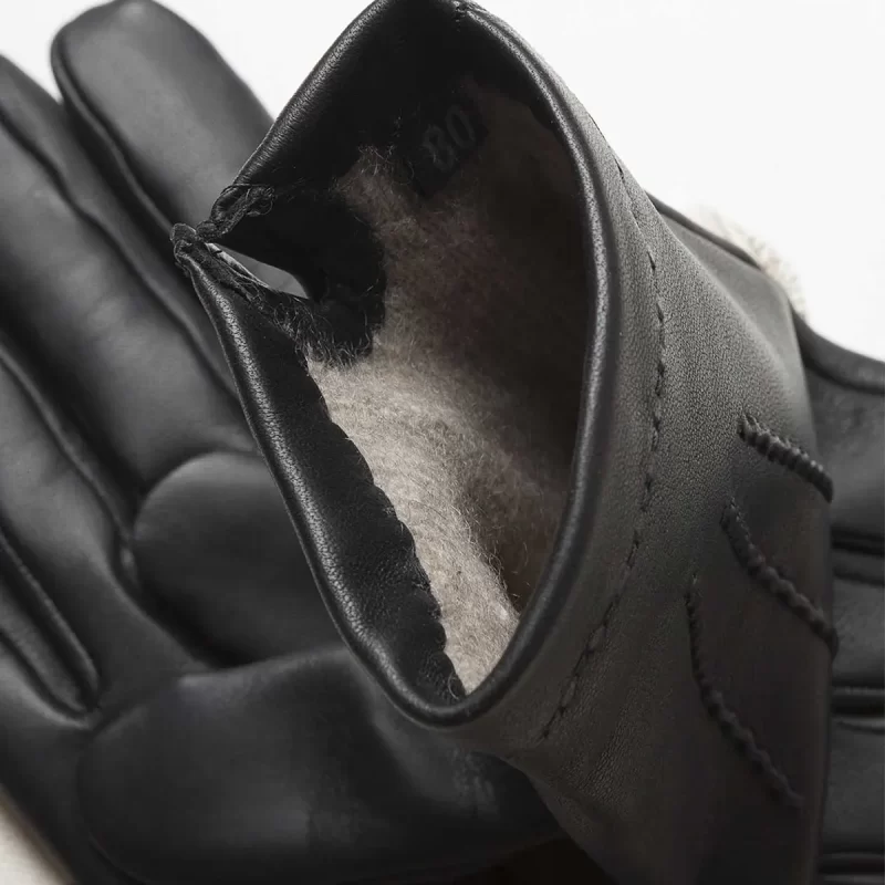 winter gloves black cashemere
