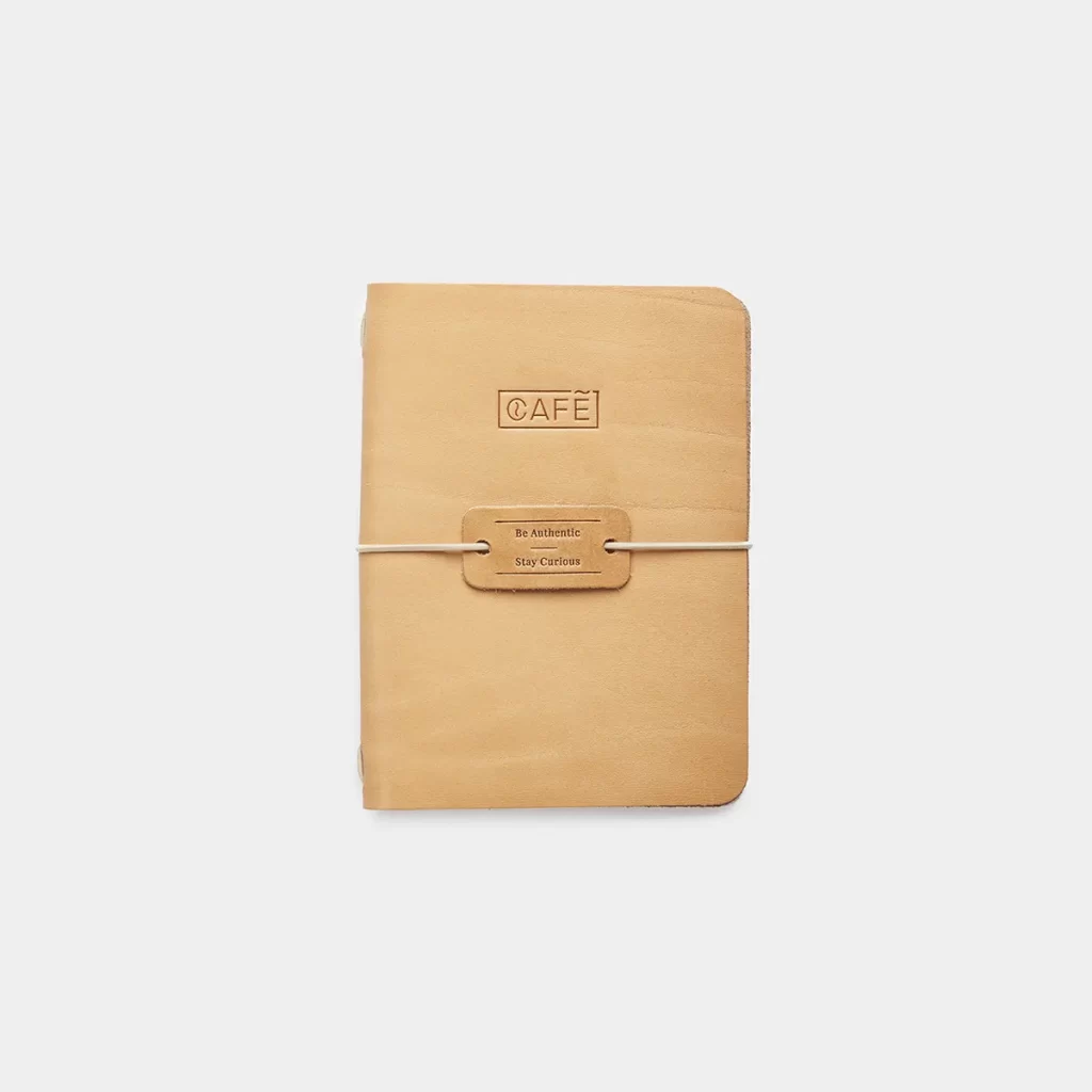 leather notebook natural a6