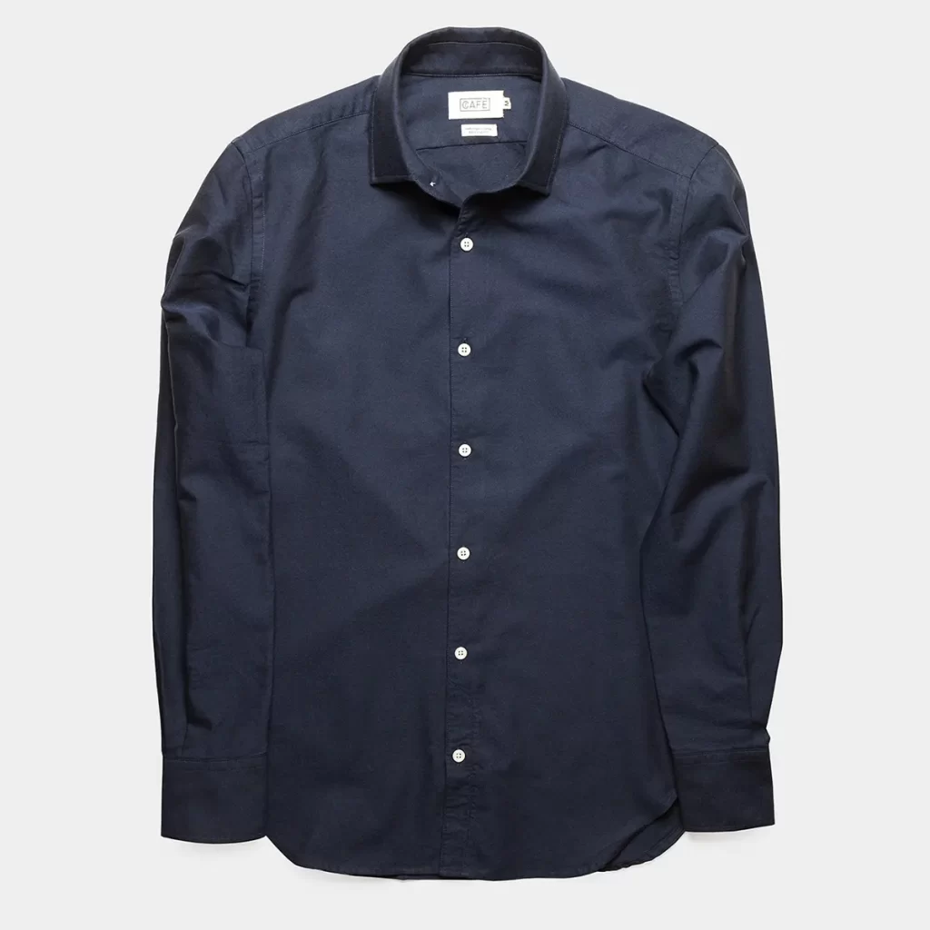 Camisa The Everyday Oxford Soft-Collar Midnight Blue