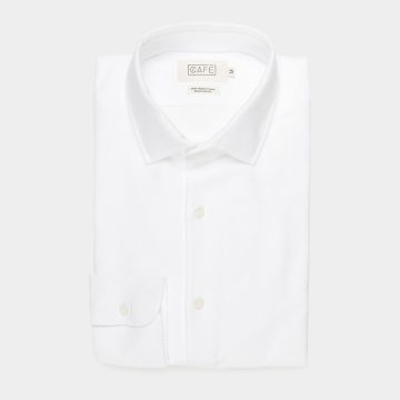 soft collar shirt white