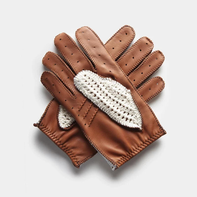 crochet driving gloves