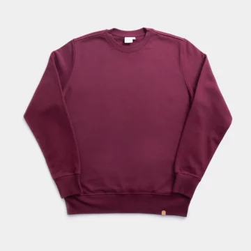 Organic Cotton Sweater Burgundy